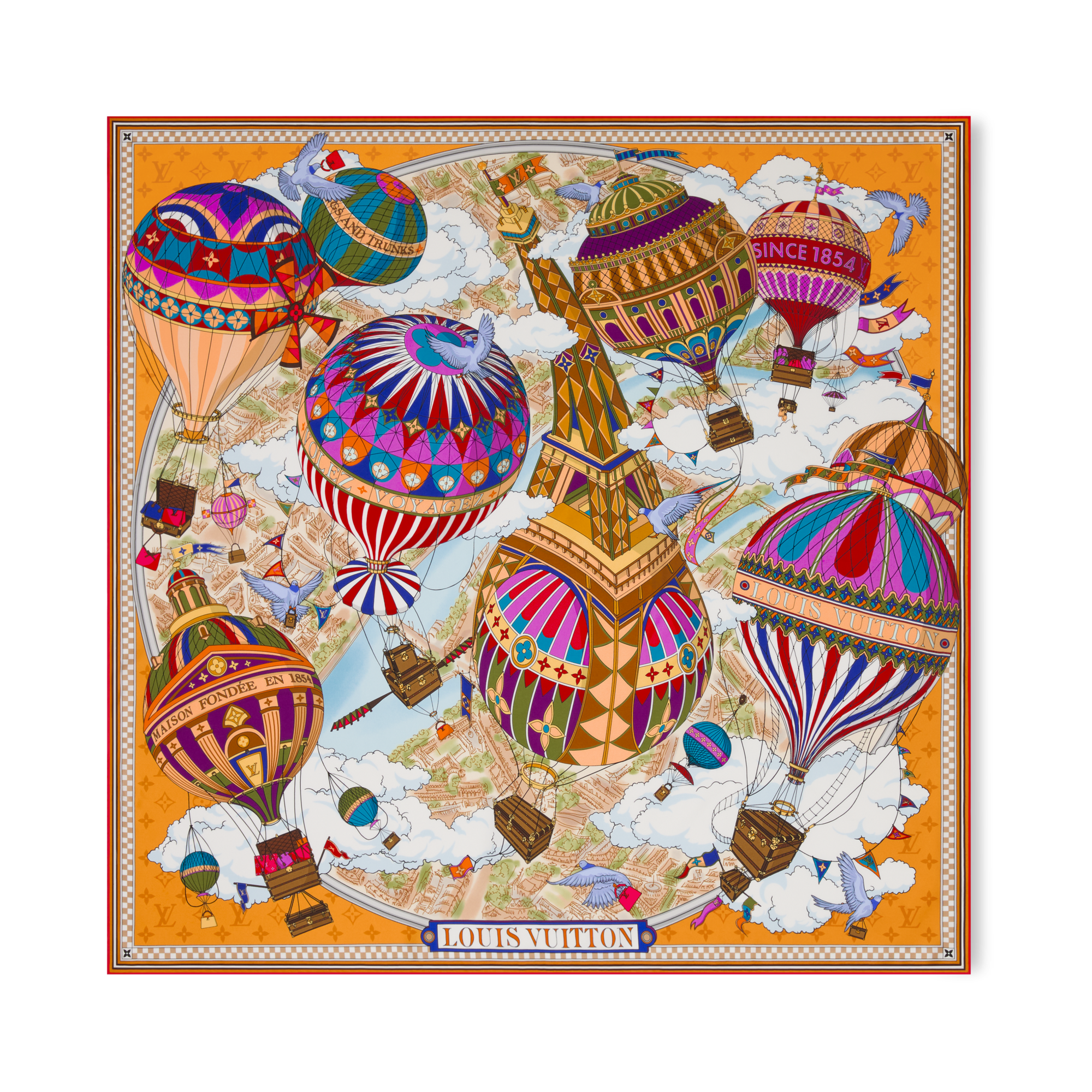 From The Cloud Square 90 S00 - Women - Accessories | LOUIS VUITTON ®